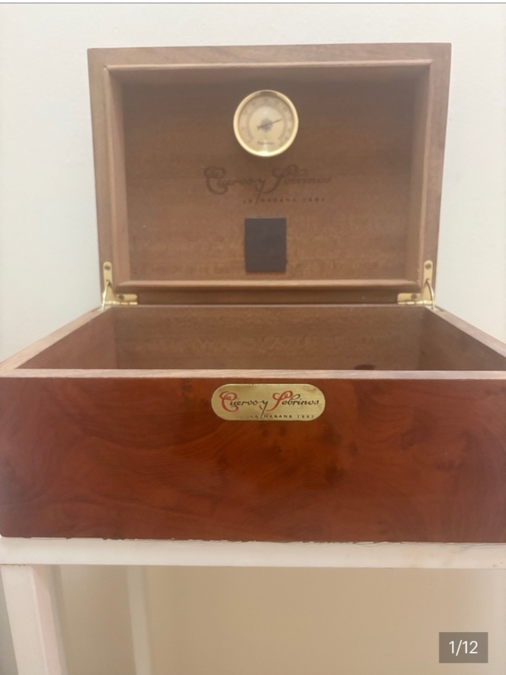 CUERVO Y SOBRINOS WATCH BOX-BROWN